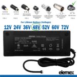 eBike Chargers 48V 2A - IEC Connector - Elemex