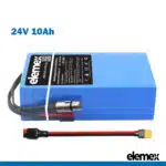 Lithium Battery 24V 10Ah Rectangle - Elemex