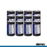 14250 Lithium Battery 300mAh Flat Top Pack of 12 - Elemex