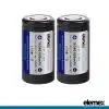2x Elemex 16340 Battery
