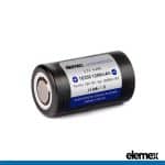 18350 Lithium Battery Flat Top Front - Elemex