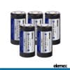 5x Elemex 18350 Battery