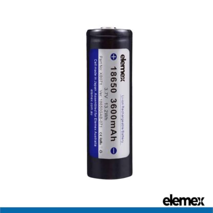 Elemex 18650 3600mAh Panasonic GAB Button Top - Elemex