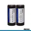 2x Elemex 26650 Battery