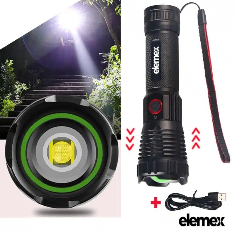 Camping Flashlight Rechargeable - Elemex