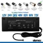 eBike Chargers 36V 2A - IEC Connector - Elemex