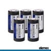 5x Elemex 16340 Battery
