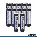 16650 Lithium Battery Flat Top Pack of 12 - Elemex