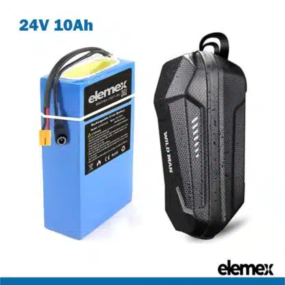 24V 10Ah eBike Golf Buggy Battery Pack with Waterproof Bag - Elemex