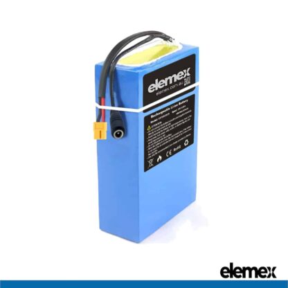 Lithium Battery 24V 10Ah Rectangle DC Connector - Elemex