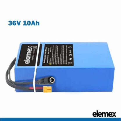 36V 10Ah Rectangular eBike Battery Pack - Elemex