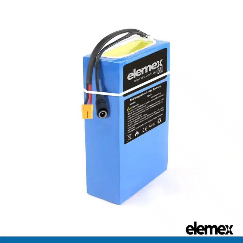 48V 20Ah Rectangle eBike Battery DC Connector - Elemex