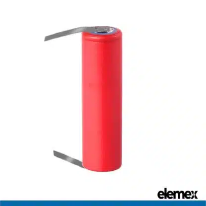 Solder Tabbed NCR18650GA 3500 mAh Panasonic - Elemex