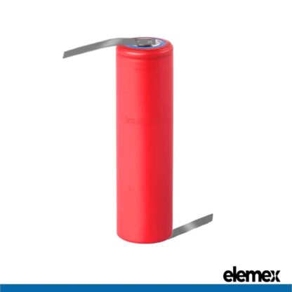 Solder Tabbed NCR18650GA 3500 mAh Panasonic Z Type - Elemex