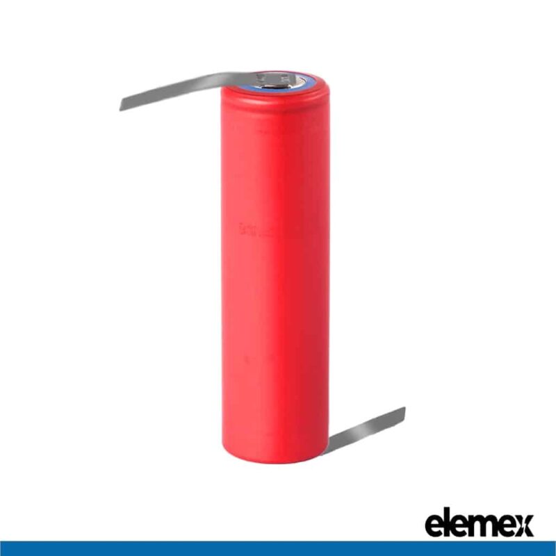 Solder Tabbed NCR18650GA 3500 mAh Panasonic Z Type - Elemex