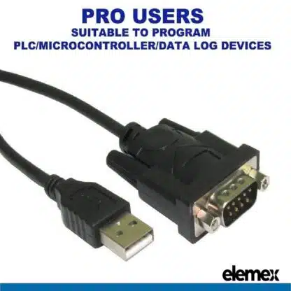USB to RS232 COM PORT Serial Cable  - Elemex