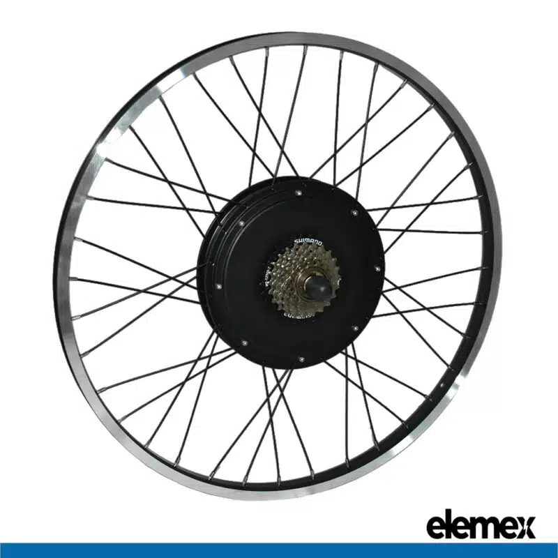 Rear Motor Wheel Electric Bike Hub Motor 1500W Brushless Direct Drive (Gearless) eBike Scooter - Elemex
