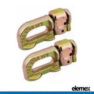 2x Anchor Track Double Stud Fitting - Elemex