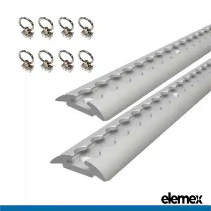 thumbnail image 2 of Cirex 1M Anchor Track Tie Down Point – Double Stud Rail For Trailer Or Caravan 2 of 5