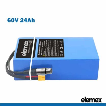 60V battery 24Ah Rectangle Li-ion Pack - Elemex