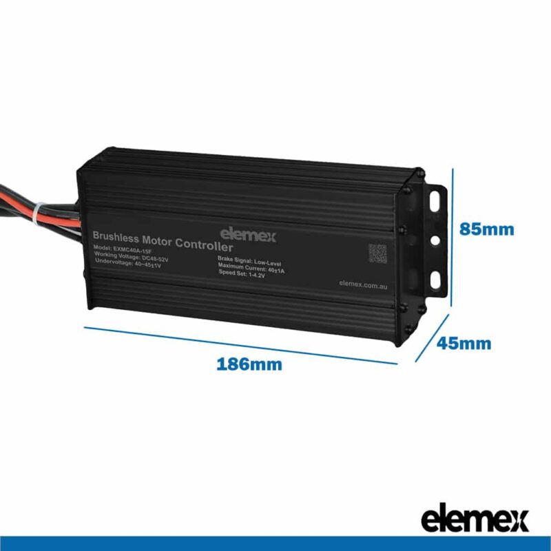 1500W Controller Dimensions - Elemex