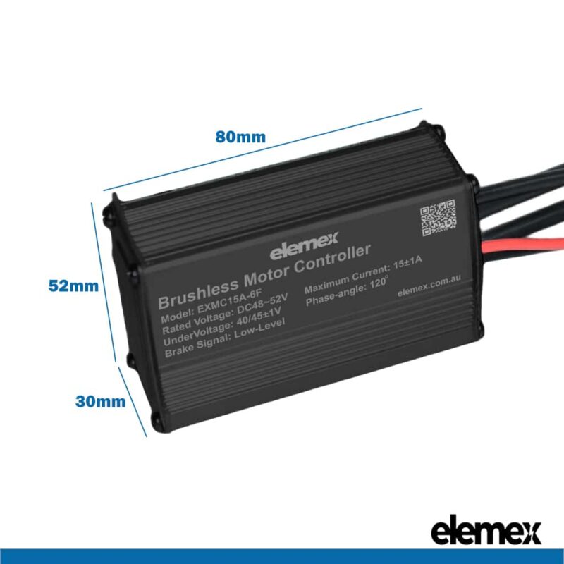 250W Controller Dimensions - Elemex