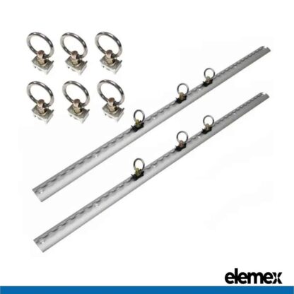100cm Anchor Track Tie Down Point Aluminium Rail 1M Trailer Caravan 4WD Ute - Elemex