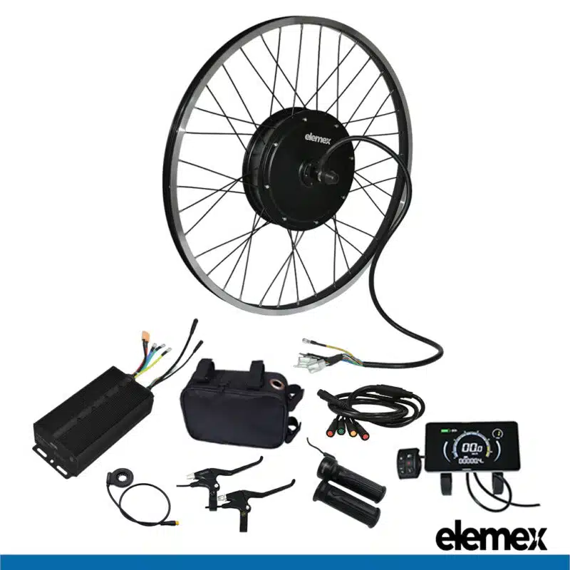 3000W Conversion Kit Rear Hub eBike Scooter - Elemex