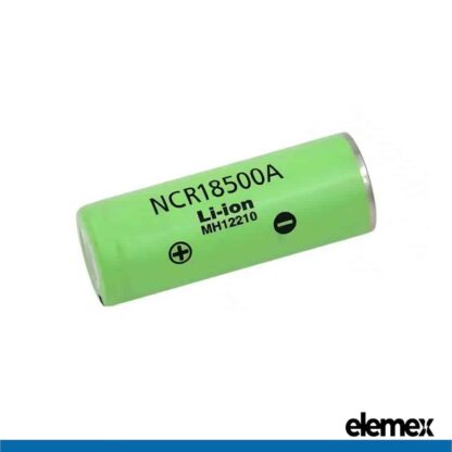 Panasonic NCR 18500A Battery 2040mAh 3.7V FLAT TOP - Elemex