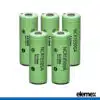 5x Panasonic NCR18500A Battery