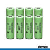 8x Panasonic NCR18500A Battery