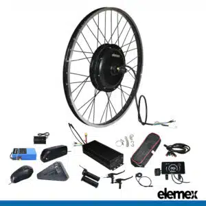 eBike Conversion Kit with Battery and Charger Rear Hub Motor 2000W - Elemex