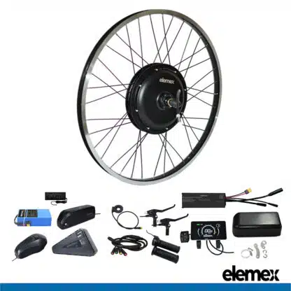 eBike Conversion Kit with Battery and Charger Rear Hub Motor 750W - Elemex