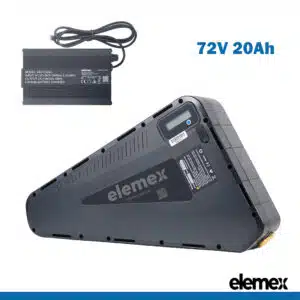 72V Battery eBike 20Ah Triangle + Charger - Elemex