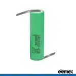 Solder Tabbed 18650 Battery Samsung 25R Z Type - Elemex