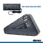 eBike Triangle Battery 48V 30Ah Lithium Pack with 60A BMS + Premium Charger - Elemex