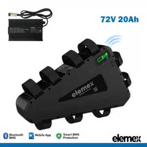 72V Battery eBike 20Ah Triangle + Charger - Elemex
