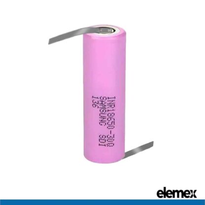 18650 with Solder Tabs 30Q Samsung Battery Z-Type - Elemex