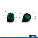 M808X Display - Elemex