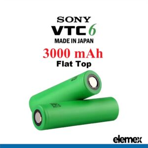 US 18650 Sony VTC6 3000mAh Li-ion 3.7V Rechargeable Battery - Elemex