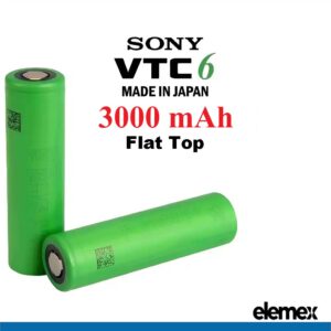 US 18650 Sony VTC6 3000mAh Li-ion 3.7V Rechargeable Battery - Elemex