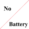 No Battery