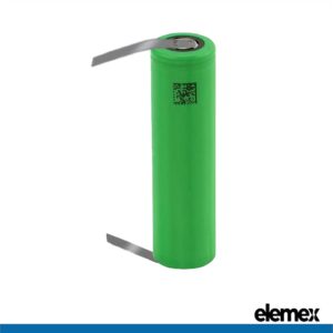 Solder Tabbed 18650 Sony VTC6 3000mAh Li-ion 3.7V Rechargeable Battery (U-Type) - Elemex