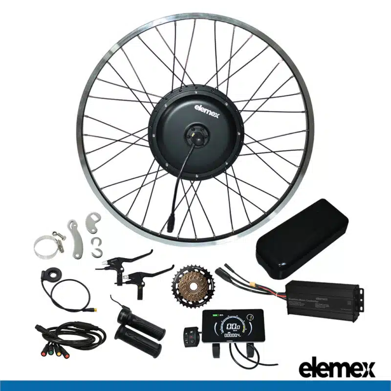 Elemex 2000W 1500W Rear Hub eBike Conversion Kit - Elemex