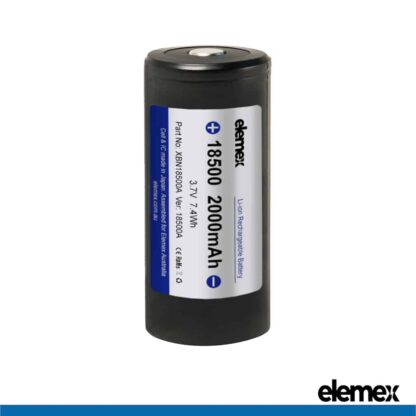 18500 Lithium Battery Button Top - Elemex