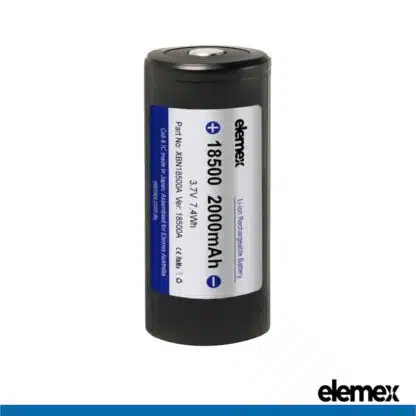 18500 Lithium Battery Button Top - Elemex
