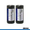 2x Elemex18500A Protected Battery