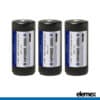 3x Elemex18500A Protected Battery