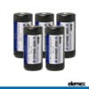 5x Elemex18500A Protected Battery