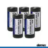 5x Elemex18500A Protected Battery